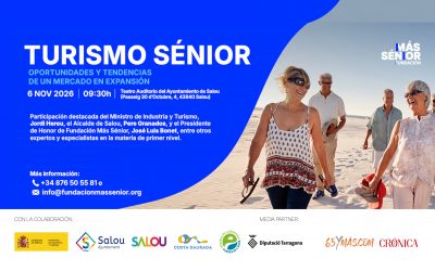 EL 6 DE NOVIEMBRE REUNIMOS EN SALOU A EXPERTOS EN TURISMO SÉNIOR